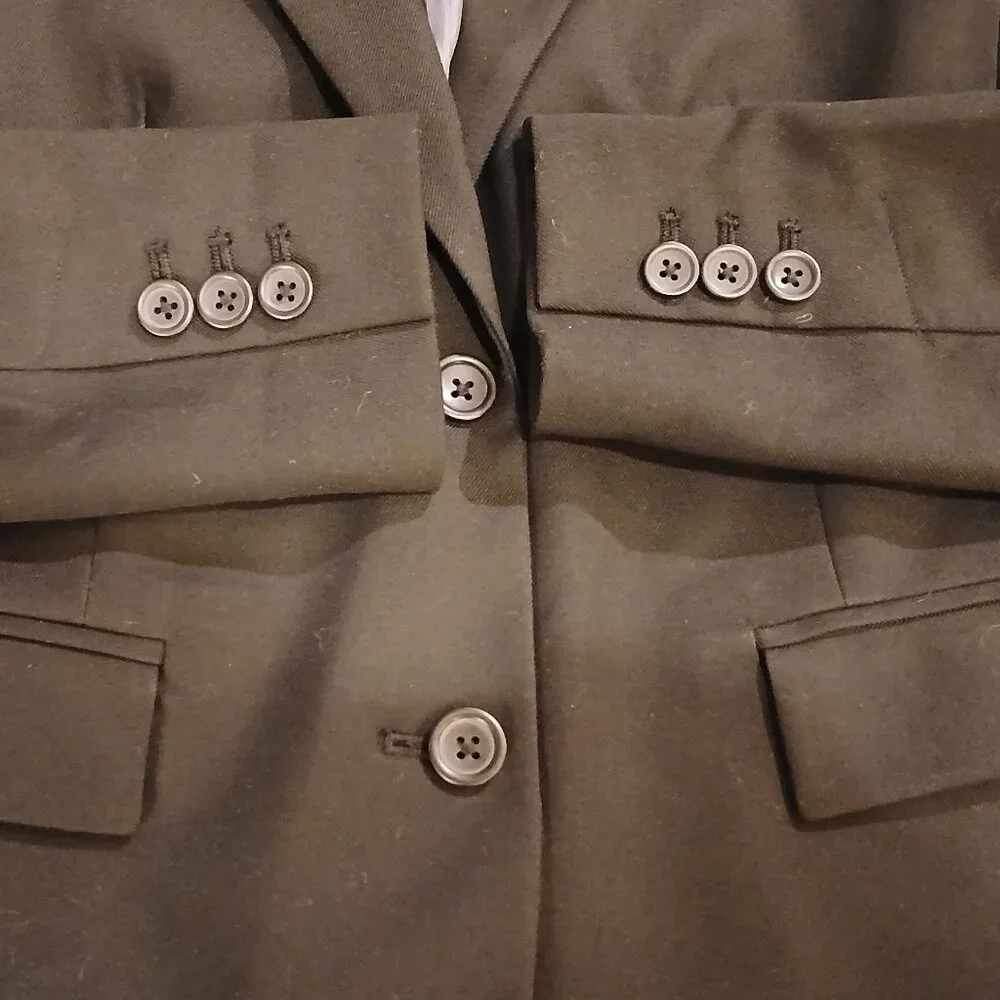 BANANA REPUBLIC Classic Black Tailored Blazer - Like New - Picture 9 of 11